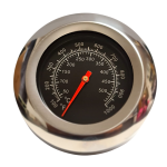 Lifespace Universal Replacement Braai Thermometer - Black Face