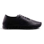 Toast Back - Black 42 Punched Leather