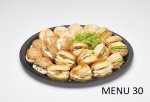 Menu 30: Vegetarian Cocktail Roll Platter