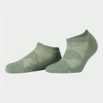 Falke Socks Silver Cushion Lrg Green Pepper