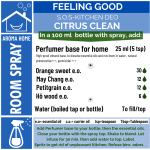 Spray Recipe - Happy Home - Aroma Home - S.o.s. Kitchen Deo Citrus