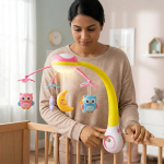 Musical Baby Crib Mobile With Light Projector And Toys
