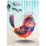 Fabric Paint Sling Funny Bird
