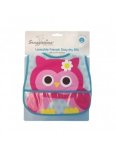 Loveable Friends Stay Dry Bibs - Pink Owl