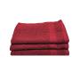 Eqyptian Collection Towel -440GSM -guest Towel -pack Of 3 -burgundy