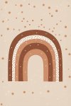 Nude Tones Rainbow Canvas Print - 600MM X 600MM