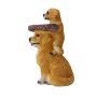 Puppy Polyresin Bird Bath Handmade Gifts For Outdoor Home Garden