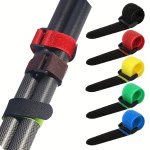 10 20PCS Fishing Rod Tie Strap - Fishing Pole Fixing Wrap Band Rod Holder Outdoor Fishing Tools
