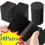 10PAIRS Invisible Fixing Stickers For Car Floor Mats High Viscosity Snap Fasteners Anti Slip And High-temperature Resistant Double-sided Adhesive And Car Backing Adhesive Patches