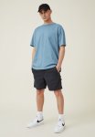 Cotton On Worker Chino Short - Washed Black Carpenter