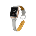 Kd T Shape Leather Strap For 38 40MM Apple Watch S m l Grey
