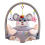 Cartoon Mouse Baby Learning To Sit Chair - Gray