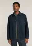 G-star Raw One Pkt Relaxed Shirt Long Sleeve - Legion Blue Gd