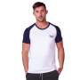 Everlast Mens Raglan T-Shirt White & Blue - XXL