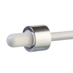 Pipette - White & Silver Collar 18 110