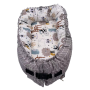 Baby Nest For Crib & Bassinet With Pillow Co-sleeping For Newborn Lounger - Light Coffee