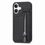 Zippered Fiber Phone Case Compatible With Iphone 17