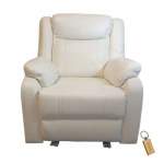 Smte Solace Seat: The Single Sofa Collection White And Smte Keyring With Keychain