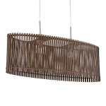 Sendero Oval Pendant Light Wood - Maple
