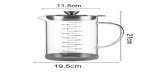 Glass Oil Strainer With Handle