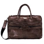 Bulk Order: Genuine Leather Corporate Laptop Bag – 14 – 17