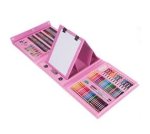 208-PIECE Double-sided Trifold Drawing Art Kit GF-1B Pink