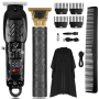2 Piece Professional Hair Clippers Kit Sharp & Smooth For All Hair Types