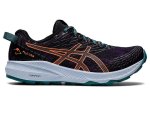 ASICS Women's Fuji Lite 3 - Night Shade nova Orange - UK6.5