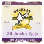 Beckley Bros Jumbo Eggs 30 Pack
