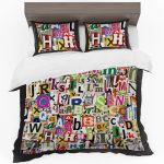 Scrambled Letters Duvet Cover Set