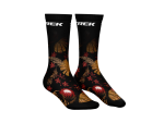 Trek Sa Socks- Limited Edition Black orange - Large 8-12