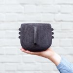 Meso Face Planter - Black - 16CM
