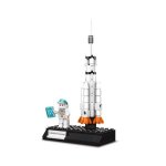 Aerospace Rocket 76 Piece Building Block Set