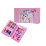 42-PIECE Kids Watercolor And Drawing Art Set - Pink