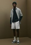 Regular Fit Cotton Shorts - White