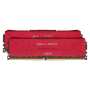 Crucial 16GB Kit 2X8GB 2666MHZ DDR4 Desktop Gaming Memory - Red