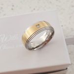 A107-C31847 - Men's Ring Stainless Steel - Size 10