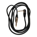 Rockcable Instrument Cable – Angled To Straight Ts Jack 6.3 Mm – 3 M