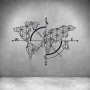 Map Of Life - Grey / L 1330 X H 970MM