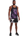 Men's Project Rock Mesh Printed Tank - Black LG