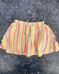 Frugo White Yellow Pink Blue And Green Striped Shorts 4 5Y