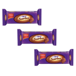 Hide & Seek Bourbon Chocolate Cream Biscuits 135G - Crunchy Sugar-sprinkled Sandwich Cookies Rich Cocoa Flavor Tea-time Snack Tr