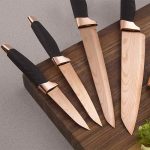 6PCS Black Rose Gold Knife Set - Smartware