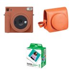 Fujifilm Instax Square SQ1 Instant Film And Case Bundle Terracotta Orange