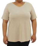 Ladies Plain Tee - 60 Stone