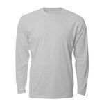 Denali Performance Men's Mega Solar Protectuv Long Sleeve Light Grey Medium