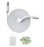 Wyze Cam Power Extension Cable Charger 10FT 3M White