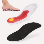 1PAIR Foot Insoles Unisex Arch Supports Inserts Comfortable Shoe Pads