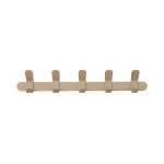 Coat Rack With 5 Hooks In Nomad Tan Venea
