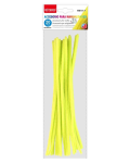 - Chenille Stems 6MMX30CM 20PCS Fluorescent Yellow
